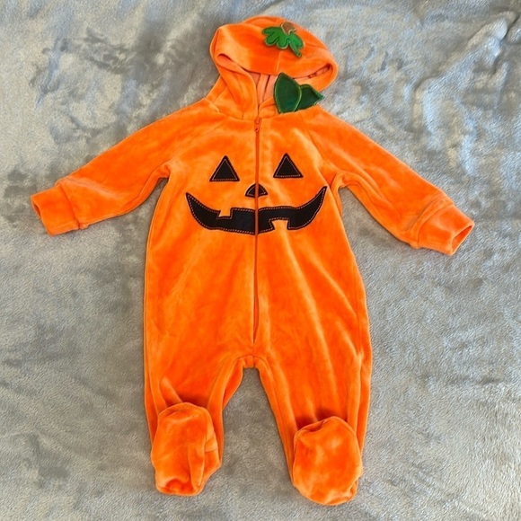 Koala Baby - Footed Velour Halloween bunting bag one piece. Size 3 months - Picture 1 of 4